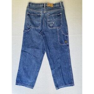 Outkast Carpenter Jeans Mens 36x30 Blue Hip Hop Y2K Skater Distressed Tag 40x34